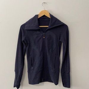 Lululemon Zip Up Dark Grey Hoodie Size 2